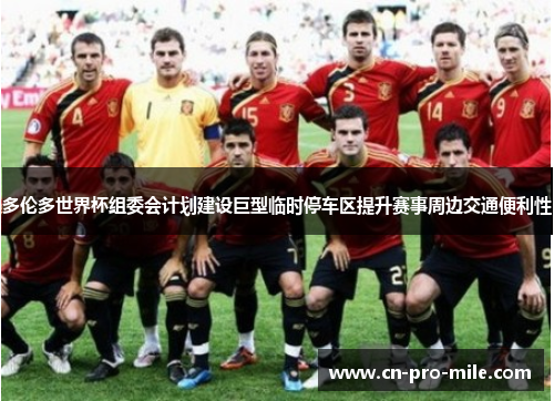 多伦多世界杯组委会计划建设巨型临时停车区提升赛事周边交通便利性